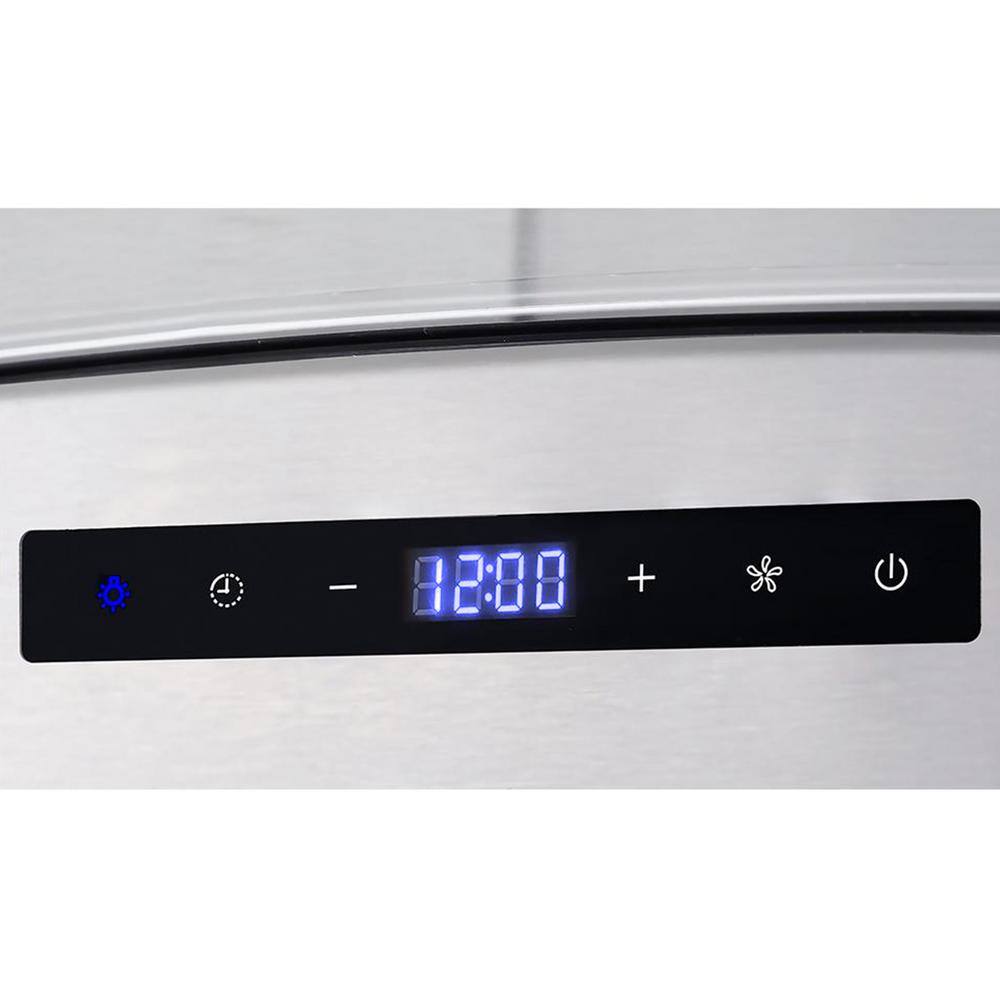 30-Inch Stainless Steel Wall Mount Range Hood with Touch Controls