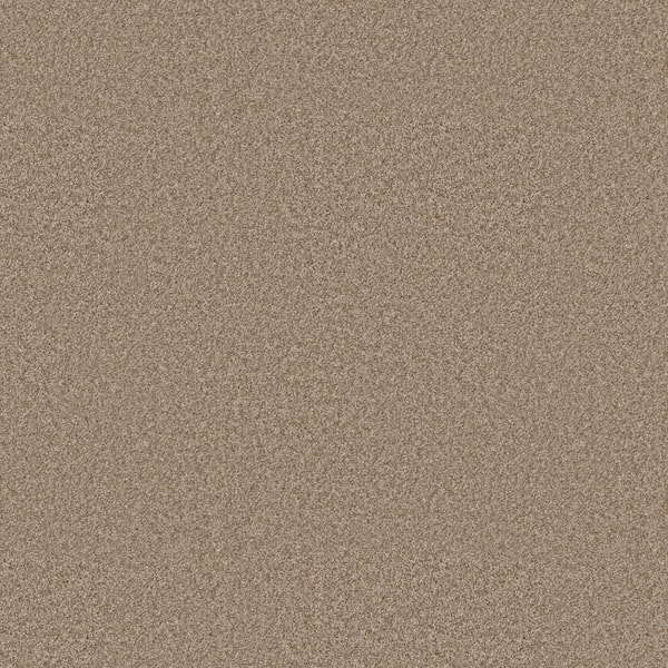 Lifeproof Rosemary I - Parchment-Brown 12 ft. 42 oz. Polyester Texture Carpet - Installation Required