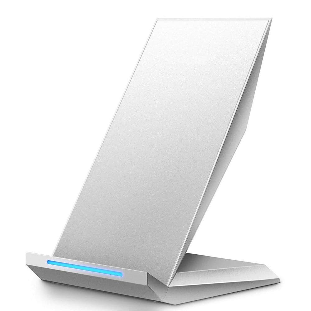 Silver Fast Wireless Charger, Qi Certified Charging Stand 7.5W Compatible iPhone, 10W for Samsung Galaxy Phones price history on PriceWatchPro