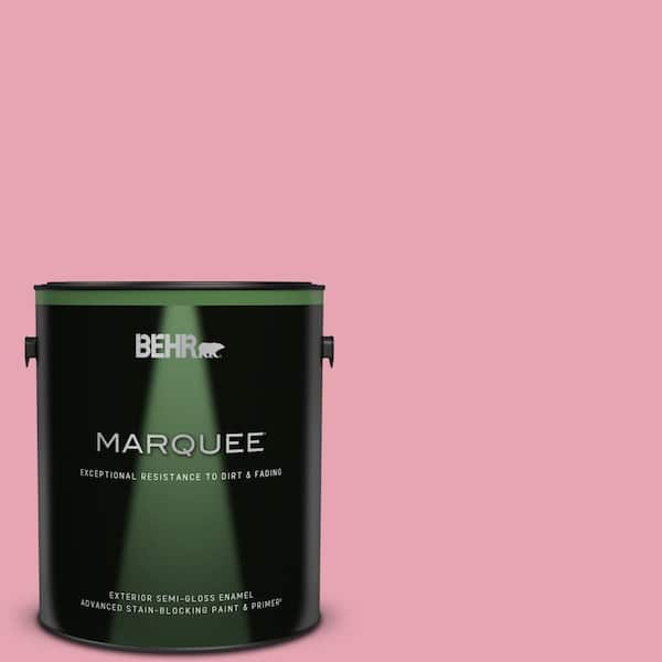BEHR MARQUEE 1 gal. #P140-3 Love at First Sight Semi-Gloss Enamel Exterior Paint & Primer