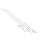 CE TECH 5 ft. 1/2 Round Baseboard Cord Channel, White-A50-5W - The Home  Depot