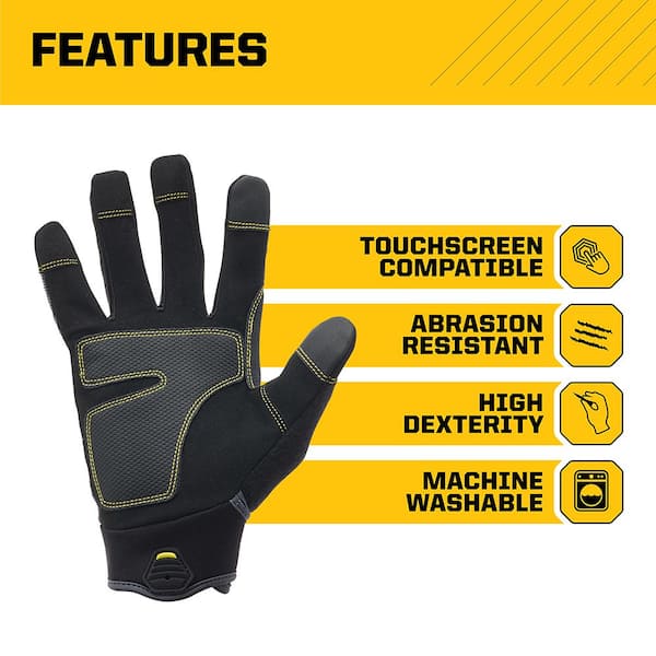 FIRM GRIP Heavy Duty Large Glove 55297-06 The Home Depot