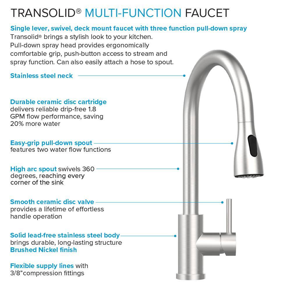 28'' Matte Black Stainless Steel Free Standing Laundry Sink with Faucet