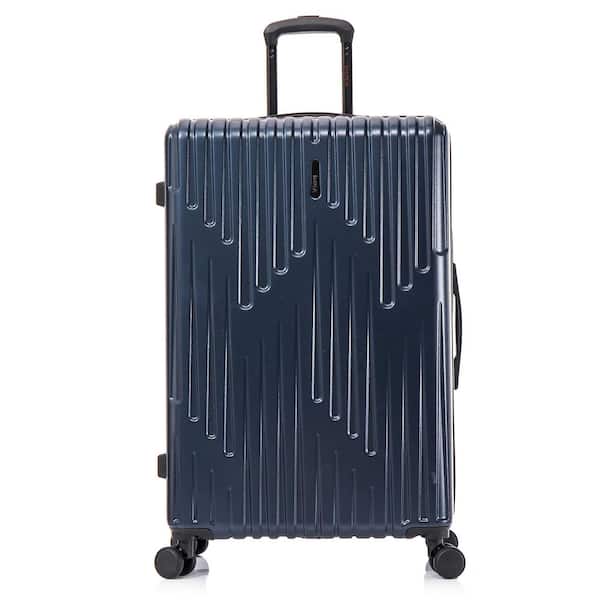 InUSA Drip lightweight hard side spinner luggage 28 in. Blue