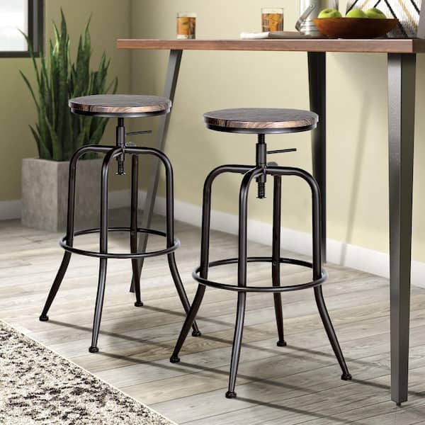 Delacruz adjustable discount height bar stool