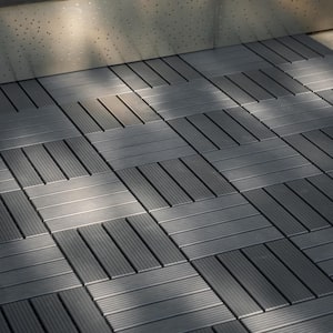 1ft. x 1ft. Quick Deck Plastic & Polypropylene Interlocking Deck Tile in Midnight Blue-8 (44 sq. ft. per Box)