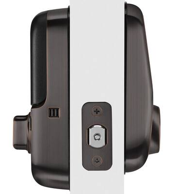 Assure Smart Lock Oil-Rubbed Bronze Wi-Fi Single Cylinder Deadbolt with Touchscreen Keypad