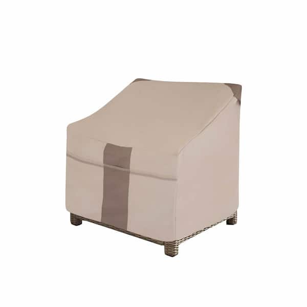 MODERN LEISURE Monterey Water Resistant Outdoor Deep Seat Patio Chair Cover, 38 in. W x 40 in. D x 31 in. H, Beige