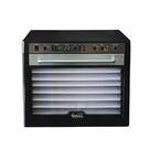 Sedona Combo 9-Tray Black Stainless Steel Food Dehydrator with Built-In Timer