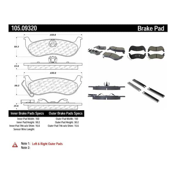 Centric Parts Disc Brake Pad Set