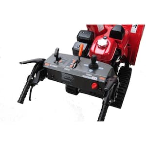 28 in. Hydrostatic Track Drive 2-Stage Gas Snow Blower with Electric Joystick Chute Control