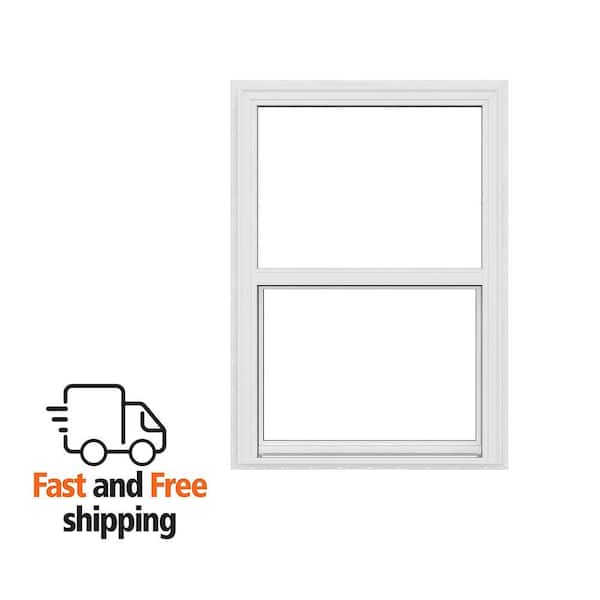 JELD-WEN V-2500 Series 35.5 in. W x 23.5 in. H Left-Handed White