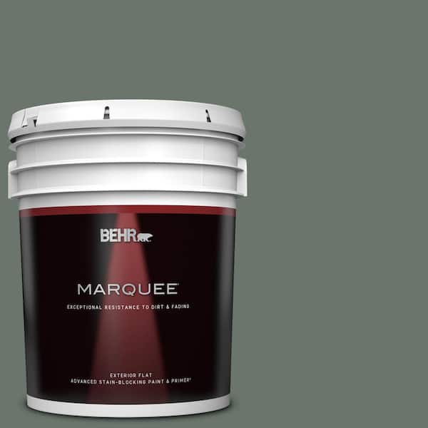 BEHR MARQUEE 5 gal. #PPU12-18 Heritage Park Flat Exterior Paint & Primer