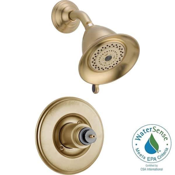 Delta Victorian 1-Handle 3-Spray Shower Faucet Trim Kit in Champagne Bronze (Valve and Handles Not Included)