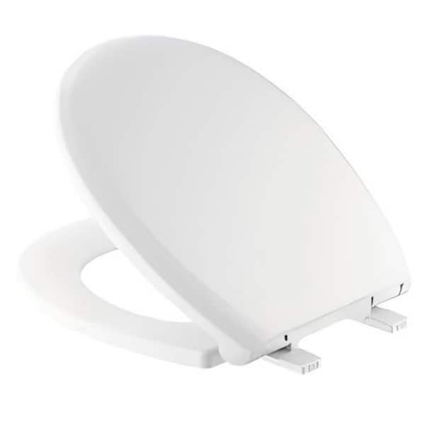 Round Soft-close Toilet Seat in Glossy White for T02