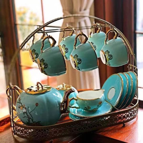 Aoibox Hooks Gold Mug Hook Holder Coffee Cup Rack Stand Dishes