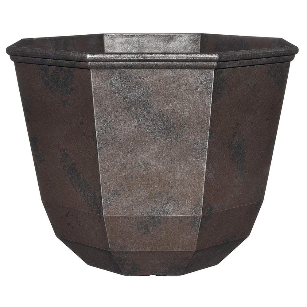 Shaina Large Northern Lights Resin Round Planter with Drainage Holes (15 in. L x 15 in. W x 11 in. H) price history on PriceWatchPro