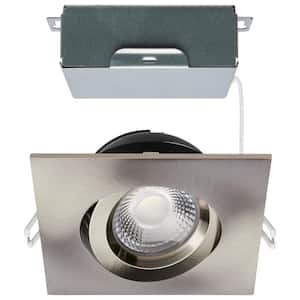 ColorQuik 4 in. Adjustable CCT Canless New Construction IC Rated Dim Indoor/Outdoor Integrated LED Recessed Light Trim