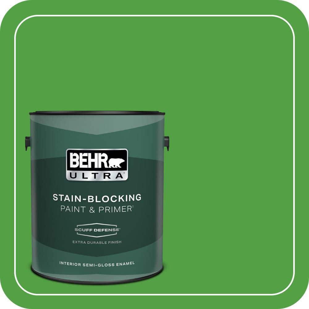 1 gal. #S-G-440 Green Acres Extra Durable Semi-Gloss Enamel Interior Paint & Primer price history on PriceWatchPro
