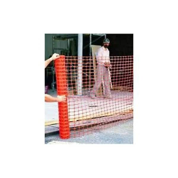 Boen 4' x 100' Green Safety / Snow Fence - O-Ring