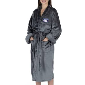 NFL NY Giants Rollout Charcoal S/M Silk Touch Robe