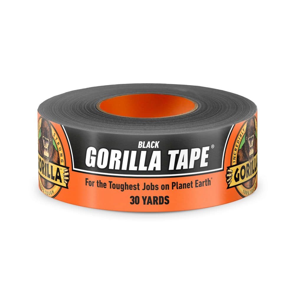 Gorilla 30 yd Black Duct Tape 106718 - The Home Depot Gorilla 30 yd Black Duct Tape 106718 - The Home Depot