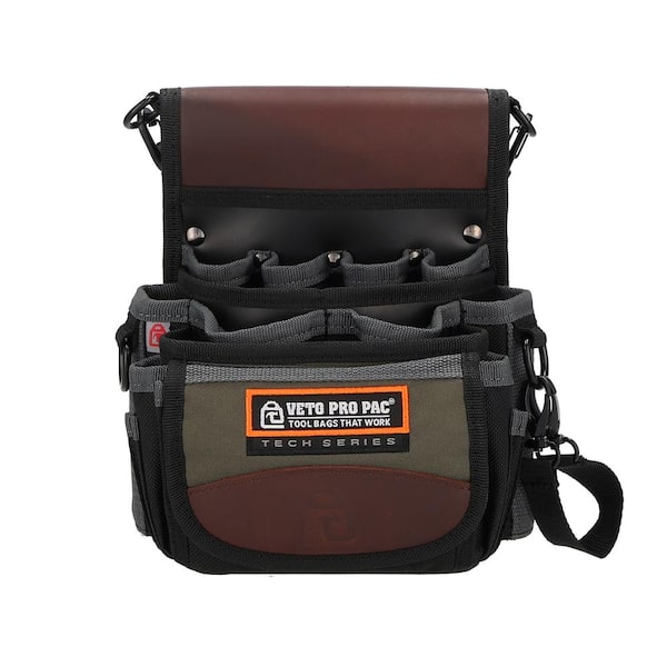 VETO PRO PAC 7 in. Small Orig in.al Nylon Tool Pouch with Pen Knife Pliers Screwdriver Wrench Utility Knife Holder