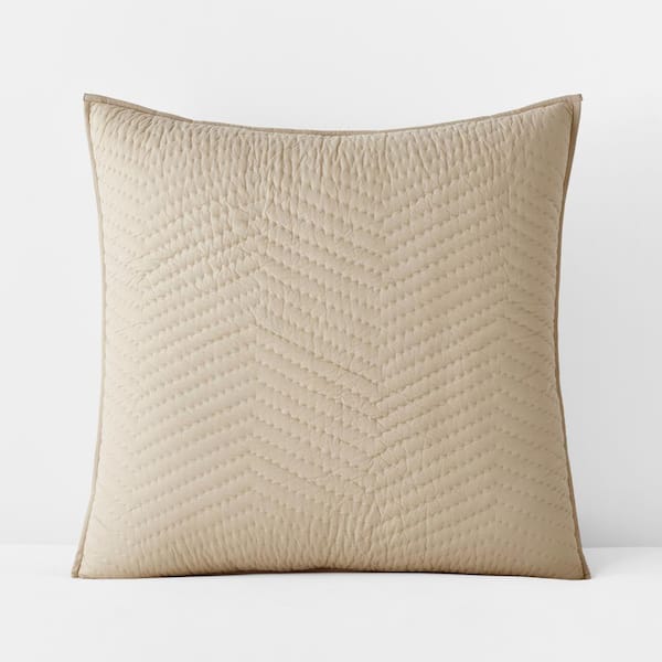 Company Cotton Mushroom Solid Euro Sham