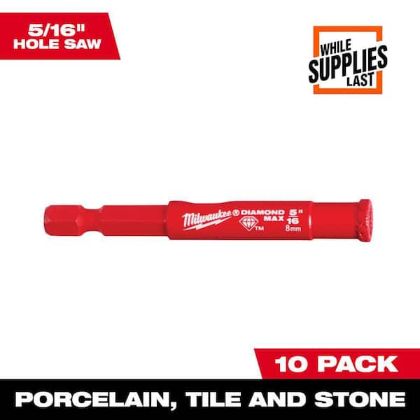 5/16 in. Diamond Max Hole Saw (10-Pack)