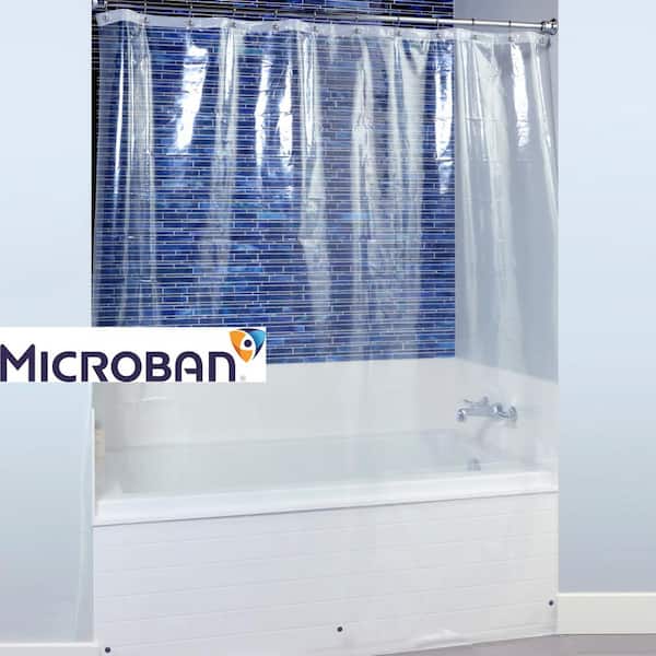 Slipx Solutions 70 In X 84 Mildew, 84 Inch Long Shower Curtain