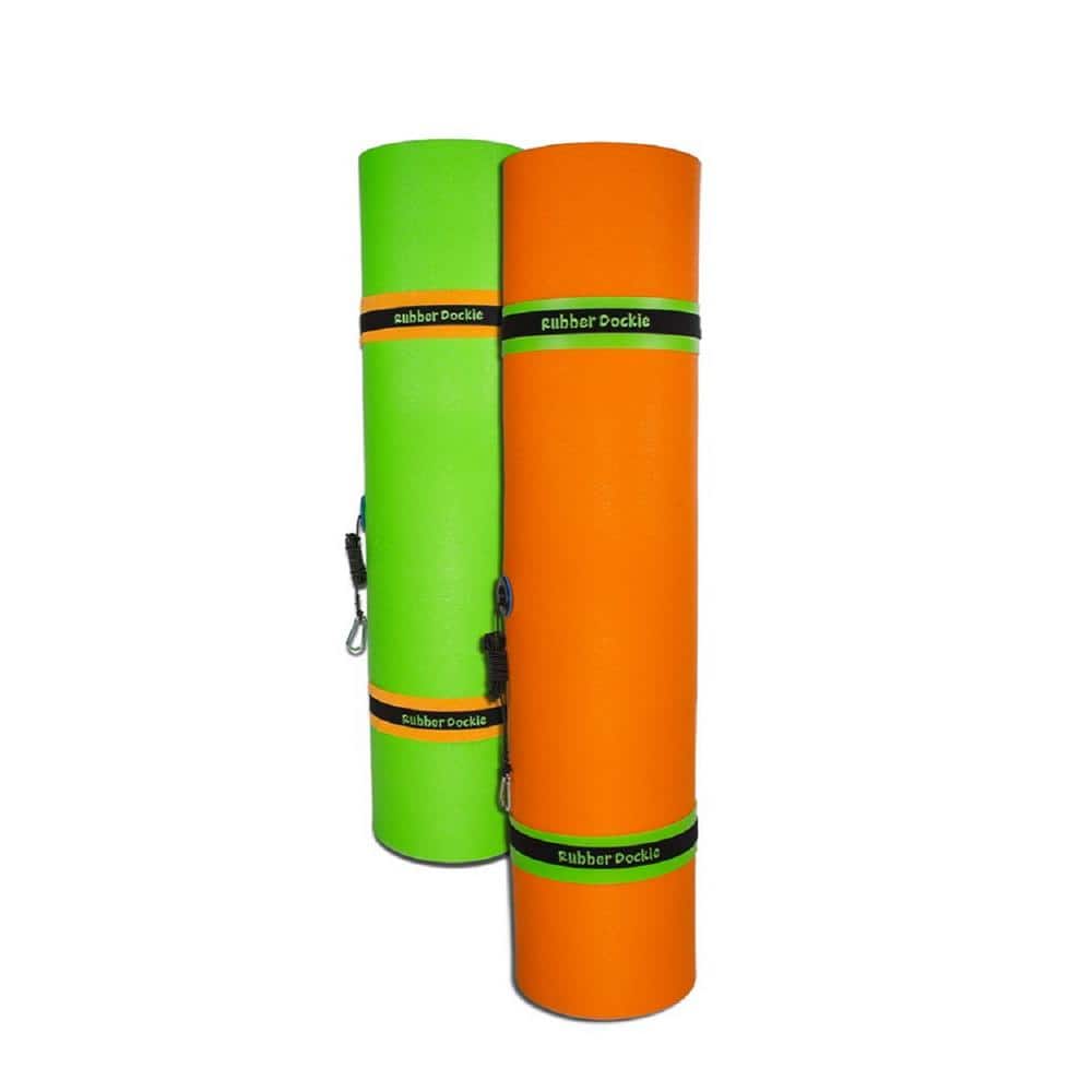 9x5 Foot Orange and Green Floating Water Mat Pad