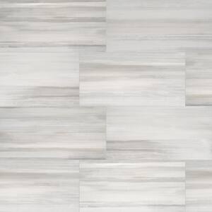 Water Color Grigio 12 in. x 24 in. Matte Porcelain Stone Look Floor and Wall Tile (12 sq. ft./Case)