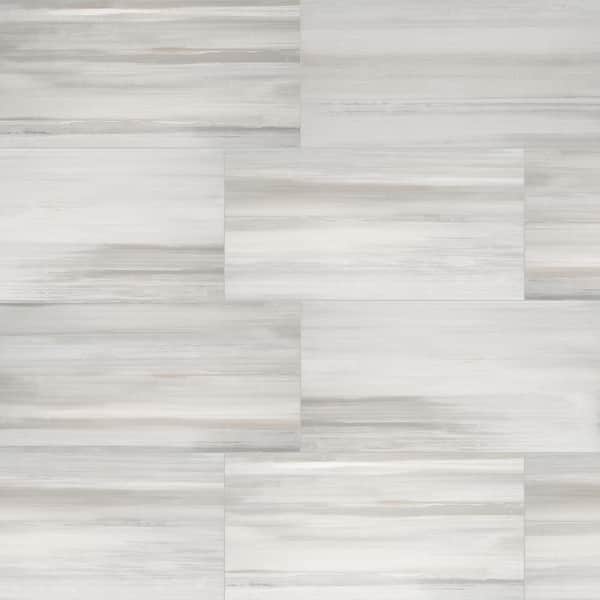MSI Water Color Grigio 12 in. x 24 in. Matte Porcelain Stone Look Floor and Wall Tile (576 sq. ft./Pallet)