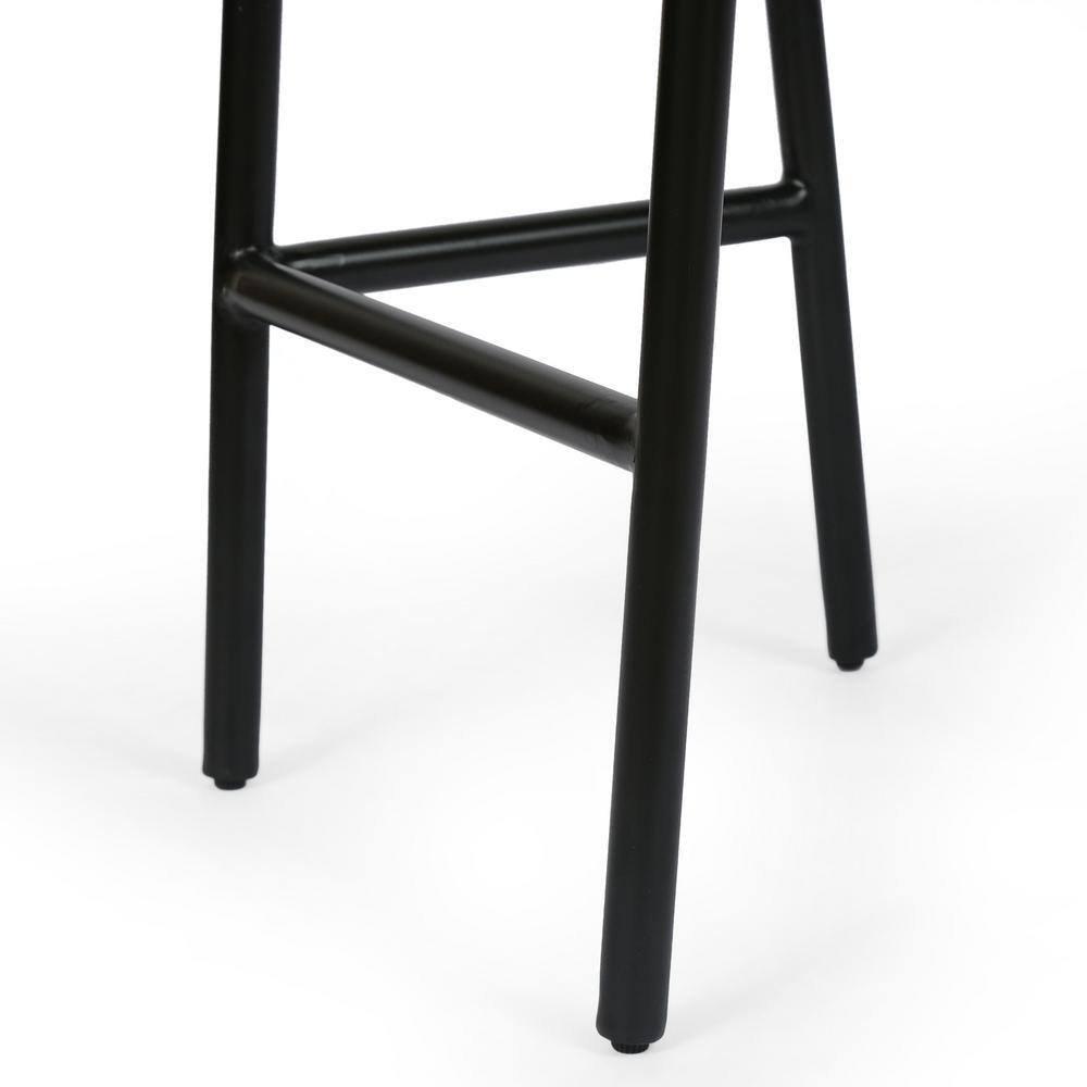 Modern Industrial Mango Wood Console Table with Storage