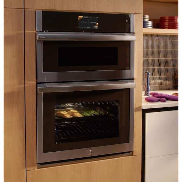 GE Profile 30 inch Combination Double Wall Oven with Convection Stainless Steel PT9900SWSS