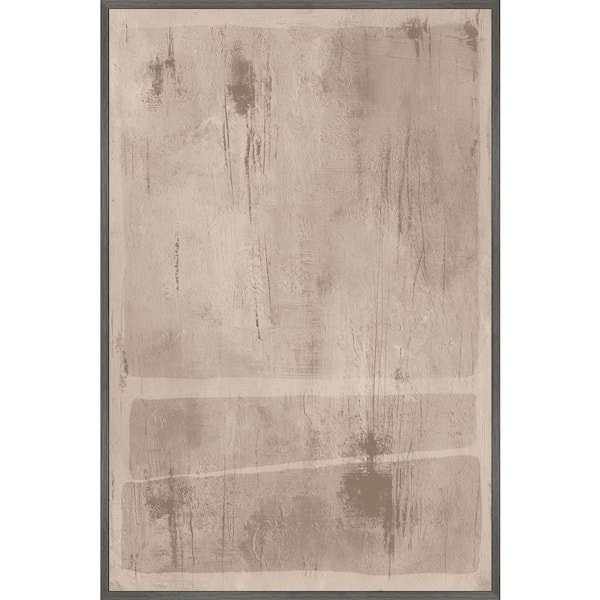 Unbranded "Equal Passion" by Marmont Hill Floater Framed Canvas Abstract Art Print 24 in. x 16 in.