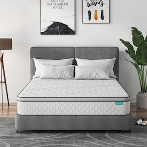 Serleep Full Medium Hybrid 08 in. Bed-in-a-Box Mattress