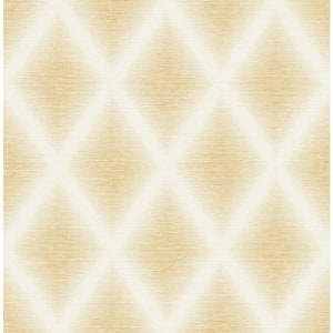Kirana Mustard Diamond Strippable Wallpaper (Covers 56.4 sq. ft.)