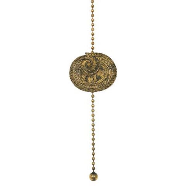 Mario Industries Patina Brass Artifact Ceiling Pull Chain