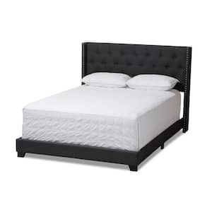 Brady Charcoal Gray Queen Bed