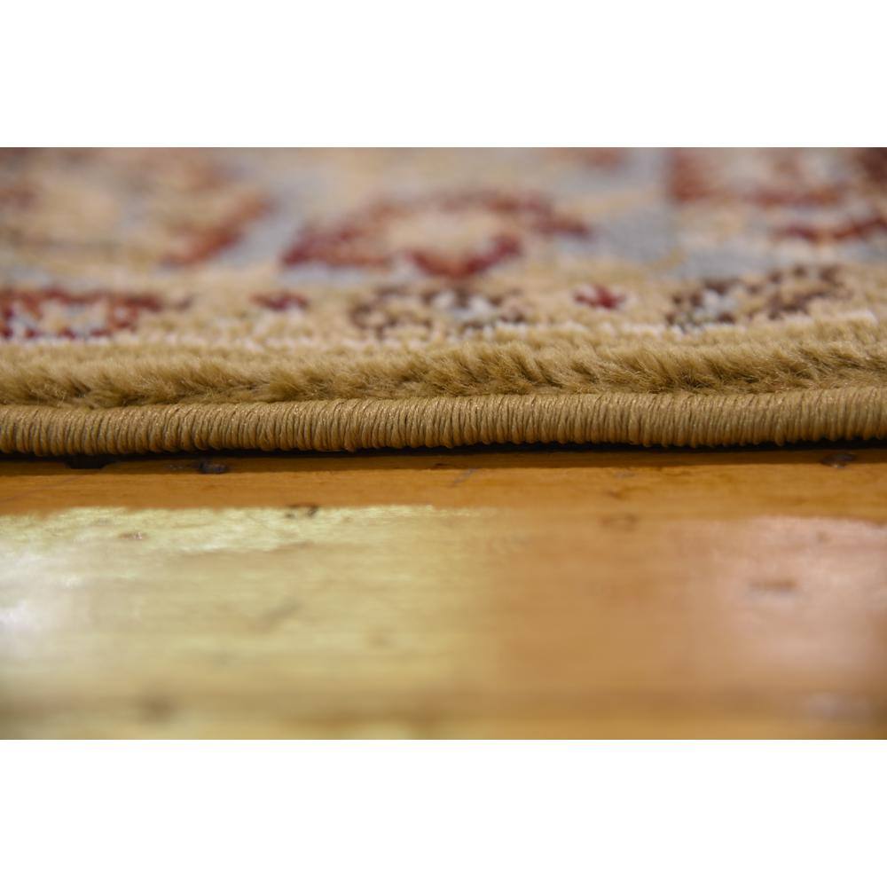 Voyage Dark Yellow Floral Rectangular Synthetic Area Rug