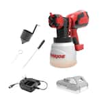 24-Volt Cordless HVLP Handheld Paint Sprayer Kit with 4.0 Ah Battery + Charger