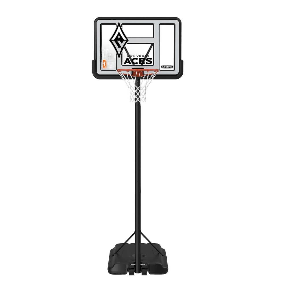 "WNBA Las Vegas Aces 44"" Portable Basketball Hoop with Wheels-7.5 to 10 Ft Adjustable Height" price history on PriceWatchPro