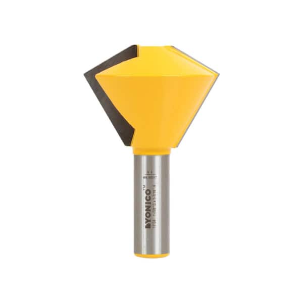 Yonico Birdsmouth up to 1-1/8 in. Stock 1/2 in. Shank Carbide Tipped Router Bit