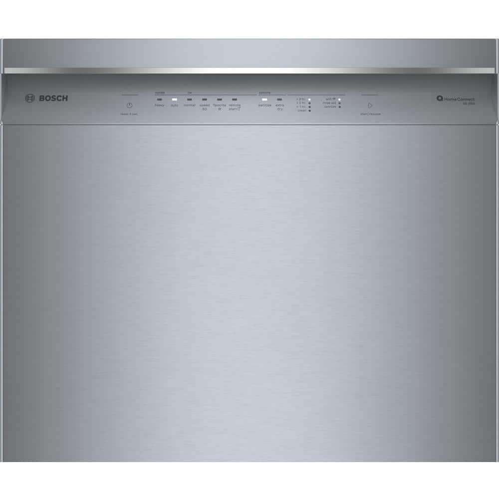 24" Stainless Steel Built-In Dishwasher with Front Control and 3rd Rack
