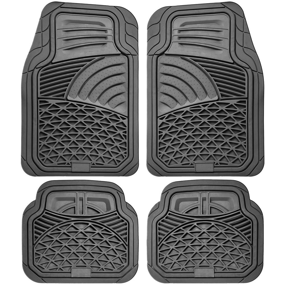 gray rubber floor mats