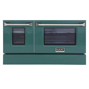 Oven Door and Kick-Plate 48 in. Green Color for KNG481 (Large and Small Ovens)