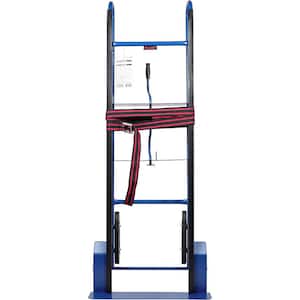 800 Lbs Capacity Steel Appliance Heavy Duty Hand Truck - Belted Stair Climber with Pneumatic Wheels