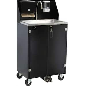 Pro Series Portable 5 Gallons 18.5 in. D x 26 in. Freestanding Laundry/Utility Sink Black