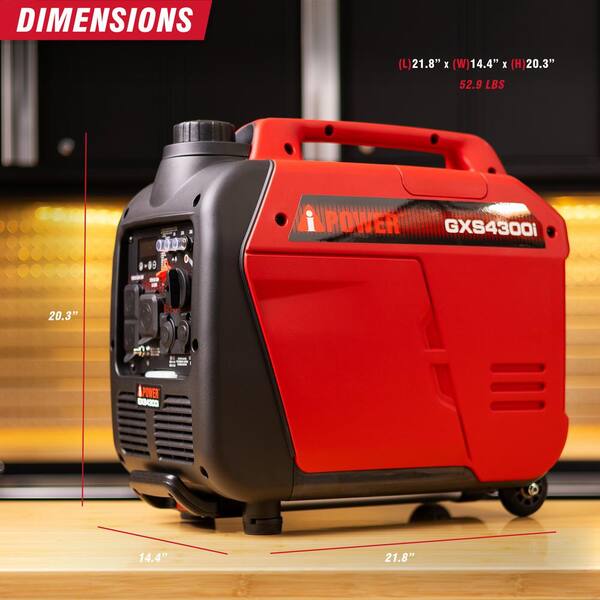 thumbnail image 2 of Inverter Generator 4300W Gas Powered Portable Generator 2 of 10